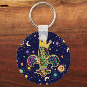 マルディグラスフルーア祝 キーホルダー (正面)