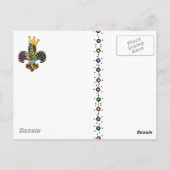 マルディグラスフルーア祝 ポストカード (裏面)