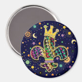 マルディグラスフルーア祝 マグネット (正面/裏面)