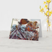 マルディグラスフロート カード (黄色い花)