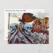 マルディグラスフロート ポストカード (正面/裏面)