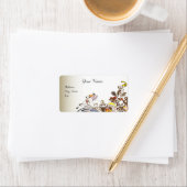 マルディグラスブラウン結婚のエイブリレーベル ラベル (インサイチュ)