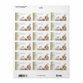 マルディグラスブラウン結婚のエイブリレーベル ラベル (フルシート)