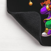 マルディグラスブラックボーイズダビング装おもしろい置ジェスター マウスパッド (コーナー)