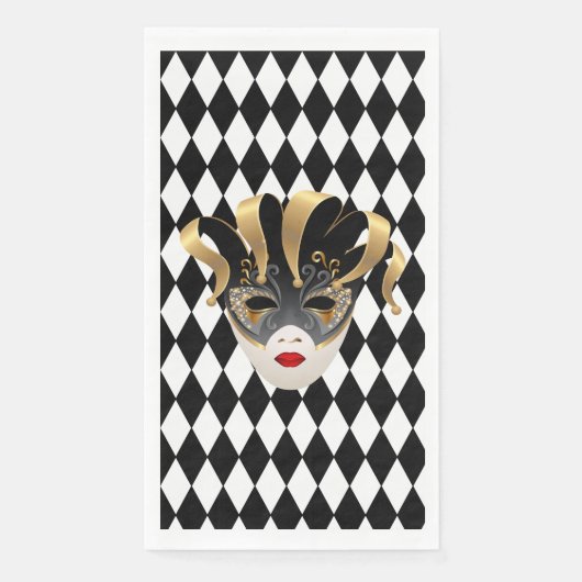 マルディグラスブラック&ホワイトダイヤモンド (正面)