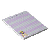 マルディグラスブルドッグ ノートパッド (アングル)