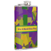 マルディグラスブロック フラスク (右)