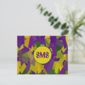 マルディグラスブロック ポストカード (スタンド正面)