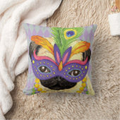 マルディグラスプグ クッション (ブランケット)