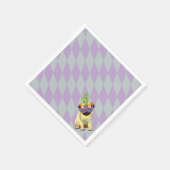 マルディグラスプグ スタンダードカクテルナプキン (角)