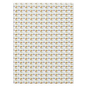 マルディグラスベイグネットビーズマスクニューオーリンズNOLA テーブルクロス (正面)