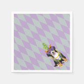 マルディグラスベルナー スタンダードカクテルナプキン (正面)