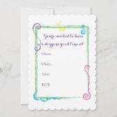 マルディグラスベルナー 招待状 (裏面)