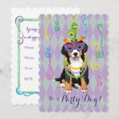 マルディグラスベルナー 招待状 (正面/裏面)