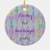 マルディグラスベーグル セラミックオーナメント (裏面)