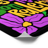 マルディグラスボホライセスレボンテンプルーラーフルーア ポスター (角)