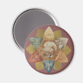 マルディグラスボールヴィンテージ賛成 マグネット (正面/裏面)