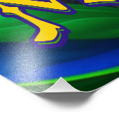 マルディグラスポスター招待状 フォトプリント            (角)