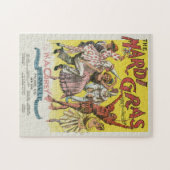 マルディグラスポスター ジグソーパズル (横)