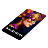 マルディグラスマグネット マグネット (左側)