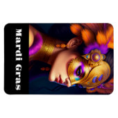 マルディグラスマグネット マグネット (横)