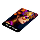 マルディグラスマグネット マグネット (左側)