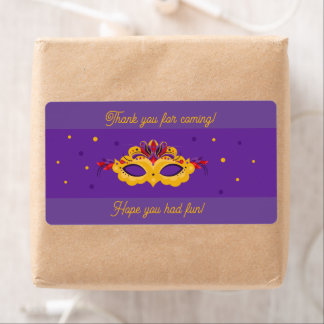 マルディグラスマスカレードテーマ ラベル