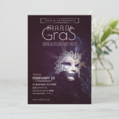 マルディグラスマスカレードパーティー 招待状 (スタンド正面)
