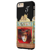 マルディグラスマスカレードボールシアターステージモノグラム Case-Mate iPhoneケース (裏面左)