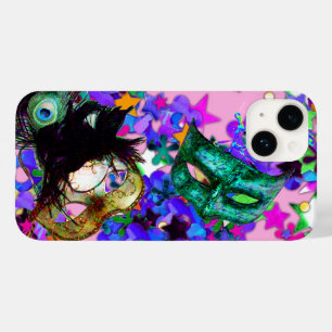マルディグラスマスカレードボールマスク紙吹雪 Case-Mate iPhone 14ケース