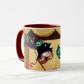 マルディグラスマスカレードマスクシアターステージ マグカップ (正面左)