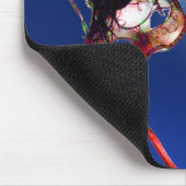 マルディグラスマスカレード青 マウスパッド (コーナー)