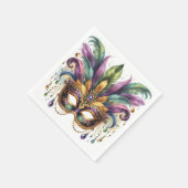 マルディグラスマスカレード スタンダードカクテルナプキン (角)