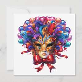 マルディグラスマスカレード 招待状