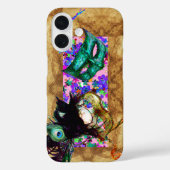 マルディグラスマスカレーパーチメント紙吹雪 Case-Mate iPhoneケース (裏面)