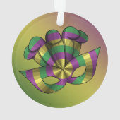 マルディグラスマスクアクリルオーナメント オーナメント (裏面)