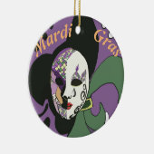 マルディグラスマスクケーキ セラミックオーナメント (右)