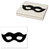 マルディグラスマスクシルエットゴムアートスタンプ ラバースタンプ (押印)