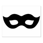 マルディグラスマスクシルエットゴムアートスタンプ ラバースタンプ (インプリント)