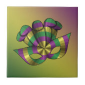 マルディグラスマスクタイル タイル (正面)