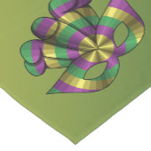 マルディグラスマスクテーブルランナー ショートテーブルランナー (コーナー)