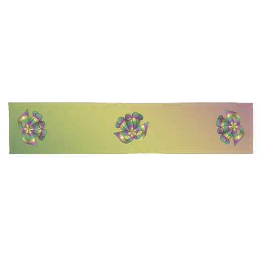 マルディグラスマスクテーブルランナー ショートテーブルランナー (横)