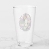 マルディグラスマスクデザイン カラフル タンブラーグラス (裏面)