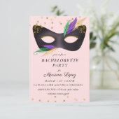 マルディグラスマスクバチェロレッテ 招待状 (スタンド正面)