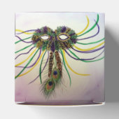 マルディグラスマスクパーティーの好意カスタムギフトボックス フェイバーボックス (上部)