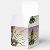 マルディグラスマスクパーティーの好意カスタムギフトボックス フェイバーボックス (オープン)