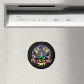 マルディグラスマスクマグネット - 2025 マグネット (インサイチュ (食洗機))