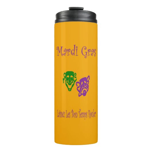 マルディグラスマスクルーラー タンブラー (正面)