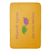 マルディグラスマスクルーラー バスマット (正面縦)