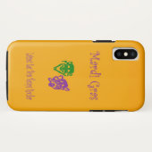 マルディグラスマスクルーラー Case-Mate iPhoneケース (裏面(横))